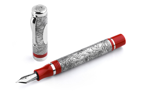 Ручка перьевая  "Хохлома цветы" (Перо М). Montegrappa