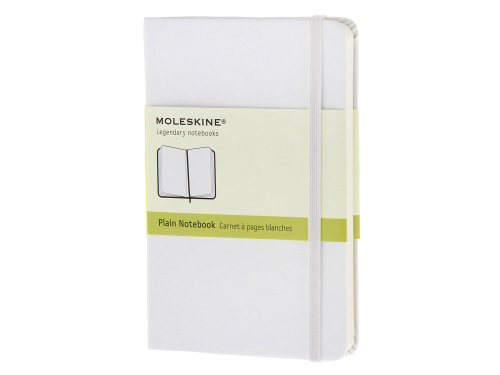 Записная книжка Moleskine Classic (нелинованный), Pocket (9х14 см), белый