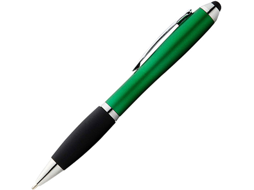 Ручка-стилус шариковая "Nash" со стилусом, зеленый, черные чернила черные чернила