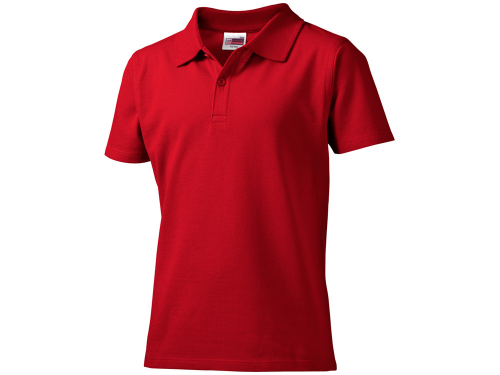 Рубашка поло "First" детская, красный 14