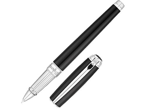Ручка роллер Line D Large, черный/серебристый