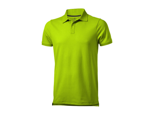 Рубашка поло "Yukon" мужская, зеленое яблоко L