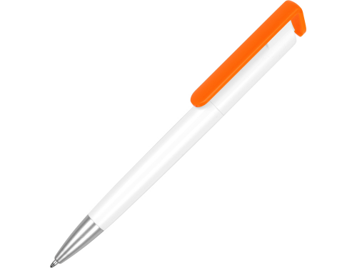 Ручка-подставка "Кипер", белый/оранжевый