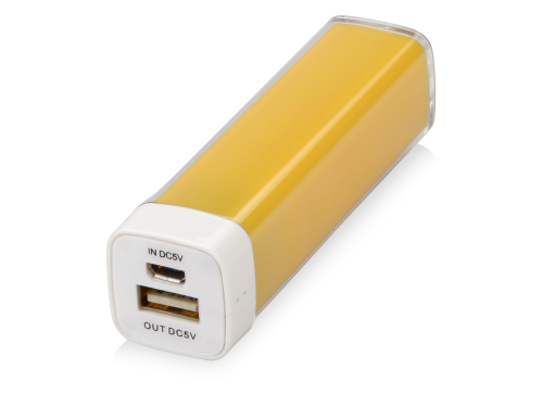 Портативное зарядное устройство "Ангра", 2200 mAh, желтый