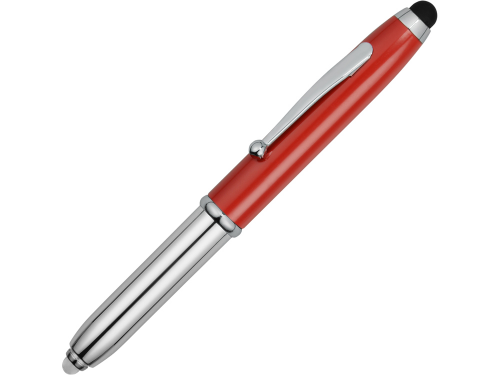 Ручка-стилус шариковая "Xenon", красный, черные чернила черные чернила