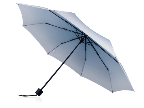 Зонт складной "Shirley" механический 21,5", белый/синий