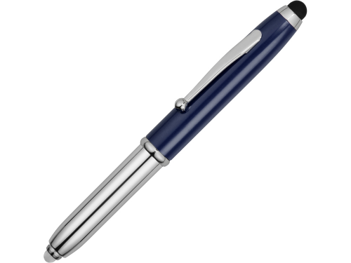 Ручка-стилус шариковая "Xenon", ярко-синий, черные чернила черные чернила