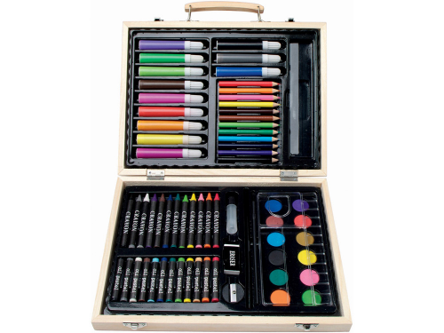Набор для рисования из 67 предметов: краски, каранда
