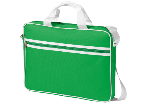 Сумка для ноутбука "Knoxville", зеленый/белый