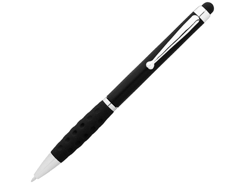 Ручка-стилус шариковая "Ziggy" черные чернила, черный черные чернила