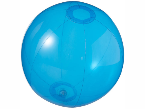 Мяч пляжный «Ibiza», синий прозрачный