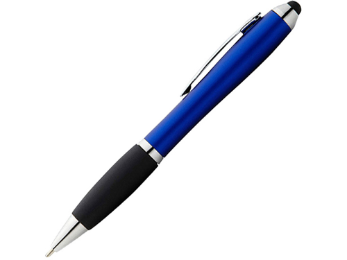 Ручка-стилус шариковая "Nash" со стилусом, синий, черные чернила черные чернила