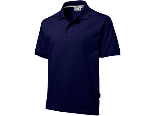 Рубашка поло "Forehand" мужская, темно-синий XL