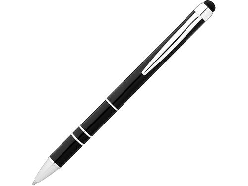 Ручка-стилус шариковая "Charleston", черный, черные чернила черные чернила