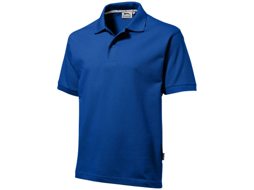 Рубашка поло "Forehand" мужская, классический синий 2XL
