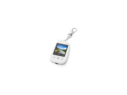 Фоторамка цифровая с кольцом для ключей Экран 1.5",, белый