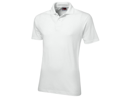 Рубашка поло "First" мужская, белый XL