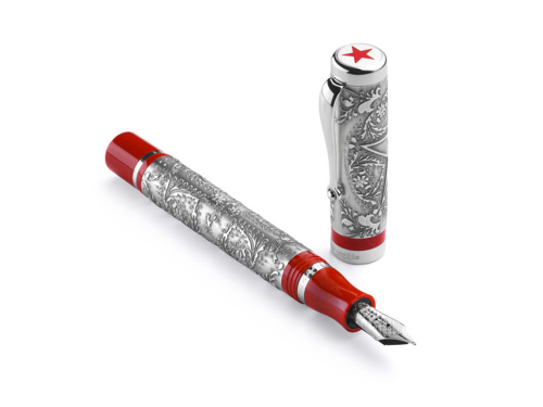 Ручка перьевая "Хохлома Звезда" (Перо F). Montegrappa