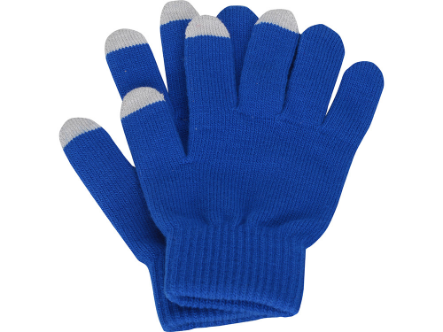 Перчатки для сенсорного экрана, синий, размер L/XL L/XL