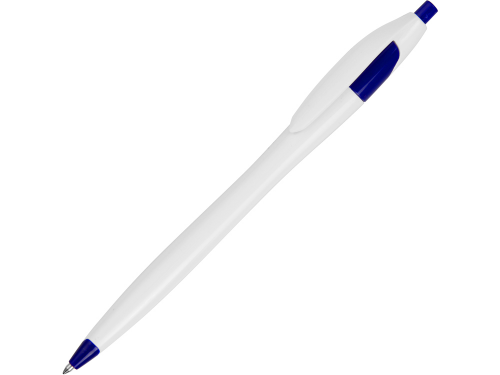Ручка шариковая "Флокс", белый/синий