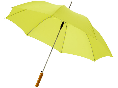 Зонт-трость "Lisa" полуавтомат 23", неоново-зеленый