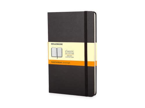 Записная книжка Moleskine Classic (в линейку), Pocket (9х14 см), черный