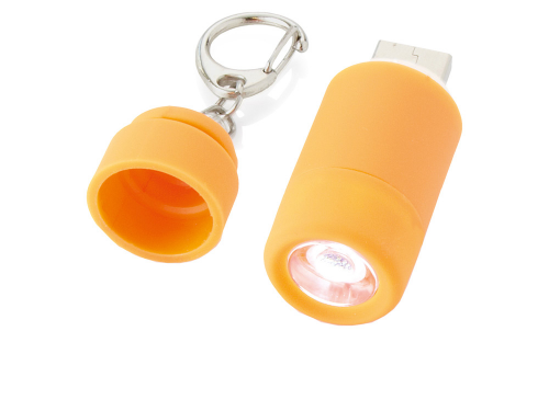 Мини-фонарь "Avior" с зарядкой от USB, оранжевый