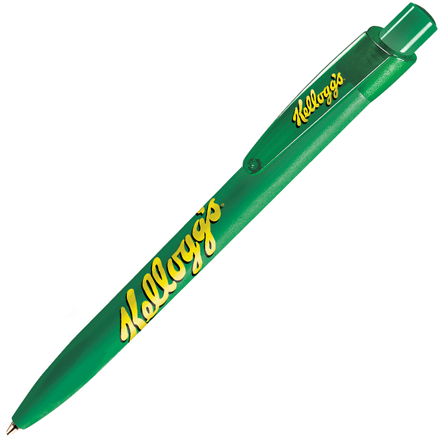 X-7 MT, ручка шариковая, зеленый, пластик