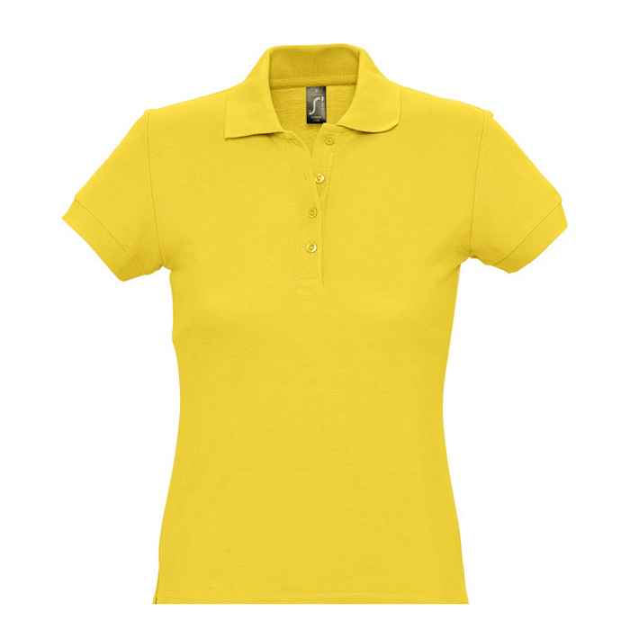 Поло женское PASSION, солнечно-желтый, XL, 100% хлопок, 170 г/м2