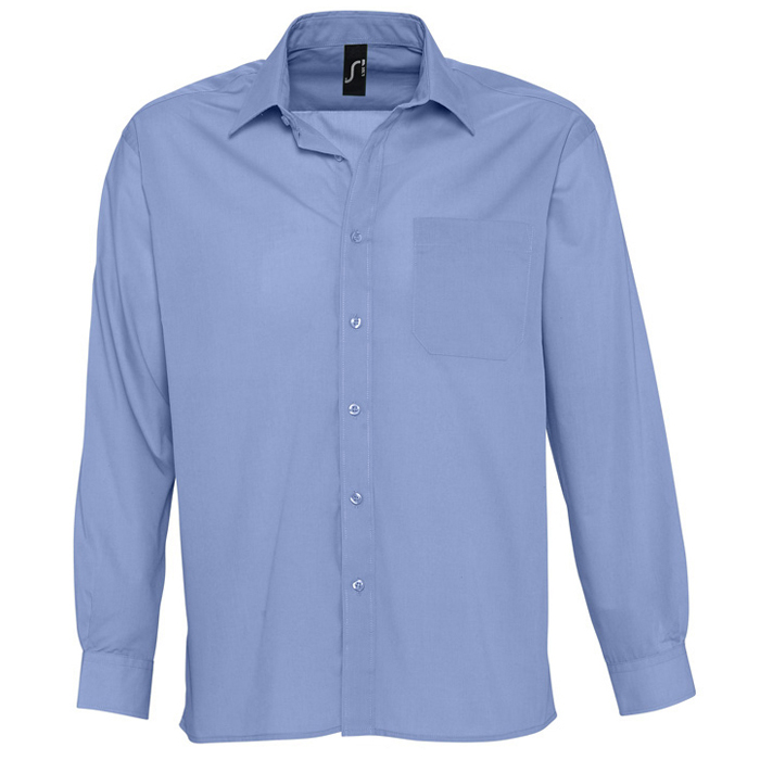 Рубашка"Baltimore", васильковый_XL, 65% полиэстер, 35% хлопок, 105г/м2