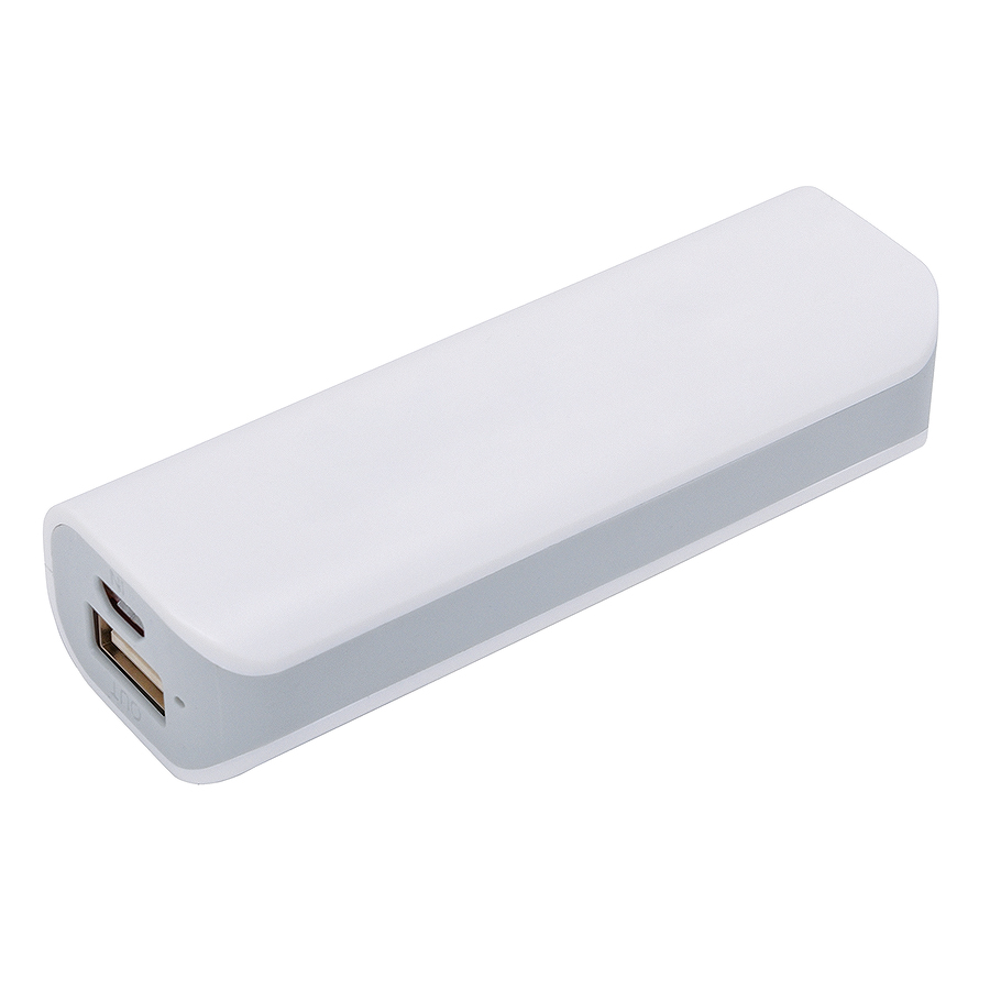 Универсальное зарядное устройство "Powermate" (2200 mAh),9х3х2,2см, пластик