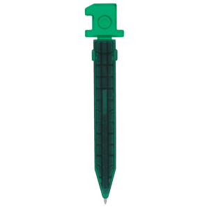 Магнит "Номер один"; зеленый; 14,5х2,5х0,5 см; пластик; тампопечать