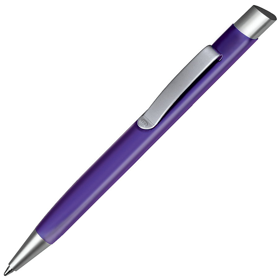 TRIANGULAR, ручка шариковая, фиолетовый/серебристый, металл