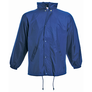 Ветровка "College Jacket", темно-синий_L, 100% нейлон, 65% п/э, 35% х/б,
