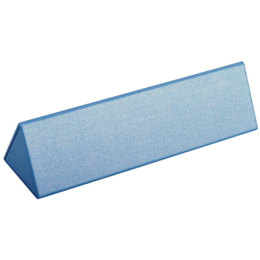 Футляр для одной ручки, голубой, картон/дизайнерская бумага