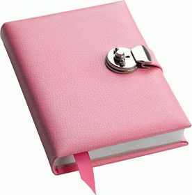 Записная книжка Pink с замочком